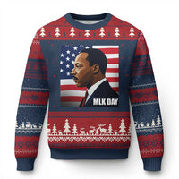 Martin Luther King Jr Ugly Christmas Sweater Human Rights - Wonder Print Shop
