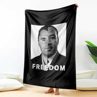 Freedom Charlie Kirk Throw Blanket Martin Luther King Jr - Wonder Print Shop
