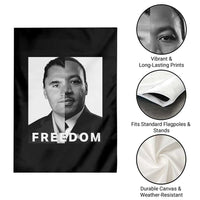 Freedom Charlie Kirk Garden Flag Martin Luther King Jr - Wonder Print Shop