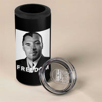 Freedom Charlie Kirk 4 in 1 Can Cooler Tumbler Martin Luther King Jr - Wonder Print Shop