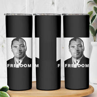 Freedom Charlie Kirk Skinny Tumbler Martin Luther King Jr - Wonder Print Shop