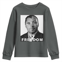Freedom Charlie Kirk Youth Sweatshirt Martin Luther King Jr - Wonder Print Shop