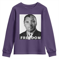 Freedom Charlie Kirk Youth Sweatshirt Martin Luther King Jr - Wonder Print Shop