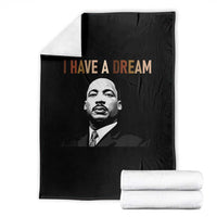 Martin Luther King Jr Throw Blanket I Have a Dream Cool Melanin Black History - Wonder Print Shop