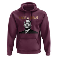 Martin Luther King Jr Hoodie I Have a Dream Cool Melanin Black History - Wonder Print Shop