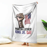 Martin Luther King Jr Throw Blanket Black History Month - Wonder Print Shop