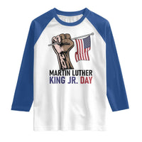 Martin Luther King Jr Raglan Shirt Black History Month - Wonder Print Shop