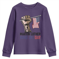 Martin Luther King Jr Youth Sweatshirt Black History Month - Wonder Print Shop