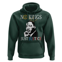 Martin Luther King Jr Hoodie No Kings Just Justice - Wonder Print Shop