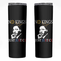 Martin Luther King Jr Skinny Tumbler No Kings Just Justice - Wonder Print Shop