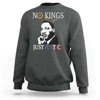 Martin Luther King Jr Sweatshirt No Kings Just Justice - Wonder Print Shop
