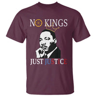 Martin Luther King Jr T Shirt No Kings Just Justice - Wonder Print Shop