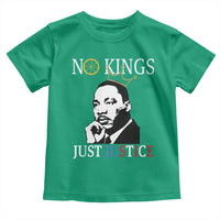 Martin Luther King Jr Toddler T Shirt No Kings Just Justice - Wonder Print Shop