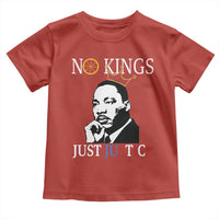 Martin Luther King Jr Toddler T Shirt No Kings Just Justice - Wonder Print Shop