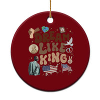 Martin Luther King Jr Ceramic Ornament Black History Melanin African American - Wonder Print Shop