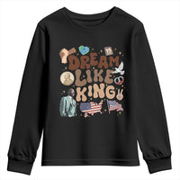 Martin Luther King Jr Youth Sweatshirt Black History Melanin African American - Wonder Print Shop
