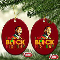 I Am Black History Ceramic Ornament Martin Luther Jr King African American Pride - Wonder Print Shop