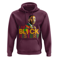 I Am Black History Hoodie Martin Luther Jr King African American Pride - Wonder Print Shop