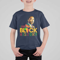 I Am Black History T Shirt For Kid Martin Luther Jr King African American Pride - Wonder Print Shop