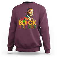 I Am Black History Sweatshirt Martin Luther Jr King African American Pride - Wonder Print Shop