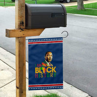 I Am Black History Garden Flag Martin Luther Jr King African American Pride