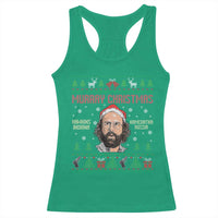 Stranger Christmas Racerback Tank Top Funny Murray Hawkins - Wonder Print Shop