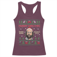 Stranger Christmas Racerback Tank Top Funny Murray Hawkins - Wonder Print Shop
