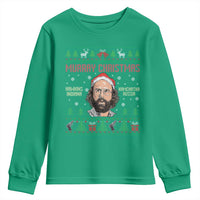 Stranger Christmas Youth Sweatshirt Funny Murray Hawkins - Wonder Print Shop
