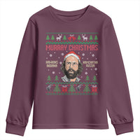 Stranger Christmas Youth Sweatshirt Funny Murray Hawkins - Wonder Print Shop