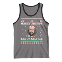Stranger Christmas Tank Top Santa Murray Kiss My Jolly Ass - Wonder Print Shop