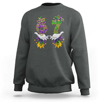 67 Mardi Gras Meme Sweatshirt Funny Six Seven Hand Carnival Trendy