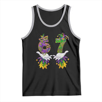 67 Mardi Gras Meme Tank Top Funny Six Seven Hand Carnival Trendy