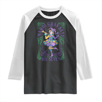 67 Mardi Gras Raglan Shirt Funny Six Seven Carnival Trendy