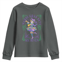 67 Mardi Gras Youth Sweatshirt Funny Six Seven Carnival Trendy