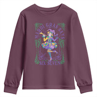67 Mardi Gras Youth Sweatshirt Funny Six Seven Carnival Trendy