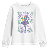 67 Mardi Gras Youth Sweatshirt Funny Six Seven Carnival Trendy