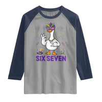 67 Mardi Gras Raglan Shirt Funny Goose Meme Carnival Trendy