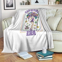 Mardi Gras Queen Throw Blanket In My Showgirl Era