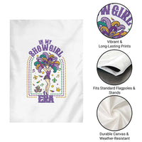 Mardi Gras Queen Garden Flag In My Showgirl Era