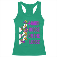 Funny Mardi Gras Racerback Tank Top Louisiana Carnival Silly Goose Festival