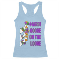 Funny Mardi Gras Racerback Tank Top Louisiana Carnival Silly Goose Festival