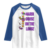 Funny Mardi Gras Raglan Shirt Louisiana Carnival Silly Goose Festival