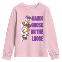 Funny Mardi Gras Youth Sweatshirt Louisiana Carnival Silly Goose Festival