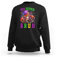 67 Mardi Gras Sweatshirt Funny Crawfish Six Seven Bruh Meme