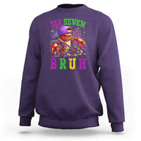 67 Mardi Gras Sweatshirt Funny Crawfish Six Seven Bruh Meme