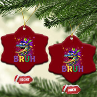 67 Mardi Gras Ceramic Ornament Funny Alligator Six Seven Bruh Meme