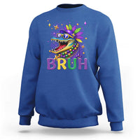 67 Mardi Gras Sweatshirt Funny Alligator Six Seven Bruh Meme