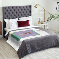 The Life Of The Mardi Gras Queen Throw Blanket