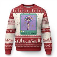 The Life Of The Mardi Gras Queen Ugly Christmas Sweater