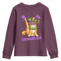 Mardi Gras Cat Youth Sweatshirt In My Showgirl Era